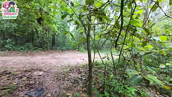 สาววัยรุ่นไทยเดินหาของป่า โดนควยใหญ่เสียบหีจนร้องลั่น