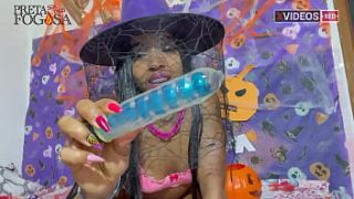 Novinha Pronta Para Gozar Dentro E No Final Esguichar Na Noite De Halloween