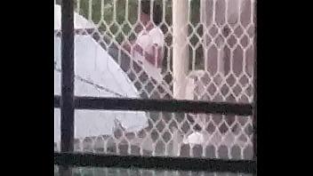 Tetangga Cewek Desi Langsing Ketahuan Lagi Ngentot