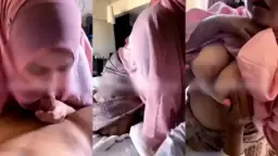 Hijab Pink Tobrut Nyepong, Ngentot Sampai Muncrat