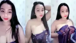 Tante Tobrut Live Dengan Kain Tipis Yang Menggoda