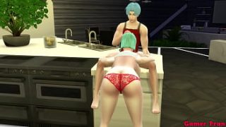 Bulma, Ibu Tiriku Yang Jalang, Memuaskan Nafsuku Di Dapur Dengan Tubuh Nyaris Telanjang Saat Ayah Pergi Kerja – Adegan Panas Ntr Hentai Dragon Ball