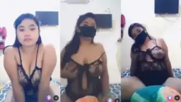 Gaun Dalam Hitam Tinna Yang Menggoda