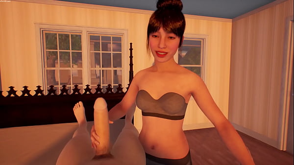 Gadis Asia 3d Di Dunia Maya Memberikan Kenikmatan Tangan Virtual
