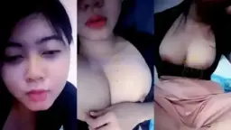 Pagi Hari, Puting Coklatnya Nella Menggoda