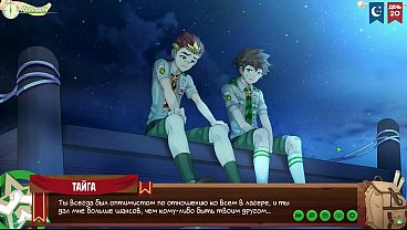 Pesta Malam Di Perkemahan Teman: Episode 31 – Percakapan Panas Yang Menggoda (dub Rusia)