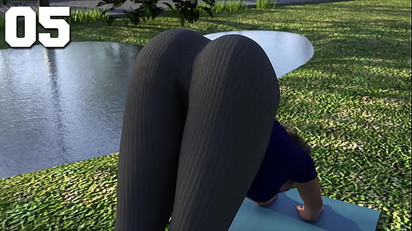 Gadis Kuliner Latin Membungkuk Dalam Sesi Yoga Panas Yang Menggoda
