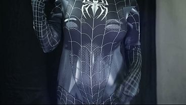Ngentot Cewek Indo Cosplay Spiderman Sampe Memeknya Becek Abis