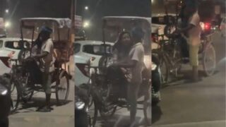 Cewek Mumbai Colokin Kontol Tukang Becak Sambil Ngomong Hindi Panas.