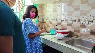 Bhabhi Kesepian Mengumbar Kemesraan Dengan Devar Panas