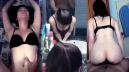 Padahal Baru Mau Dandan, Eh Malah Digojlok Doggy Style Sama Pacar.