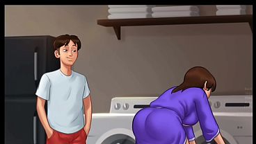 Malam Musim Panas Penuh Rahasia [v21.0.0] | Ibu Tiri Terus Mengintip Diam-diam (18+) | Novel Visual Dewasa