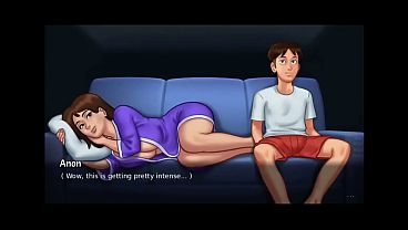 Malam Panas, Godaan Berat, Mama Tiri Tak Malu-malu (18+) | Game Anime Dewasa