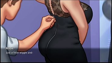 Ibu Tiri Mengakhiri Percakapan Dengan Satu Senyum Genit (18+)