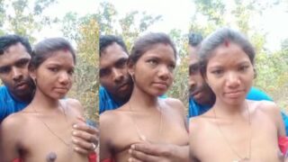 Pasangan Adivasi Ngewe Liar Di Hutan India, Nikmatin Alam Bebas.