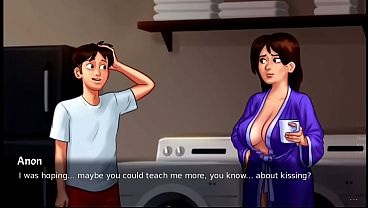 Ibu Tiri Gak Mau Ketinggalan Lihat Reaksiku (18+) | Adegan Terbaru | Summertime Saga
