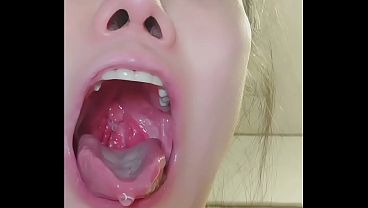 Mulut Basah Kena Lidah Brutal, Refleks Muntah Dipaksa, Air Liur Banjir, Latihan Tenggorokan Dalam, Sampe Ke Uvula Nge-genjrang.