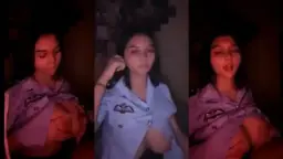 Hinata Pinky Ngeces Sambil Remas-remas Toket Gede Yang Montok.