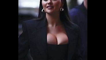 Selena Gomez Lagi Bungkukin Badan, Paha Nungging, Bikin Pengen Pegang (ai Bikinan)